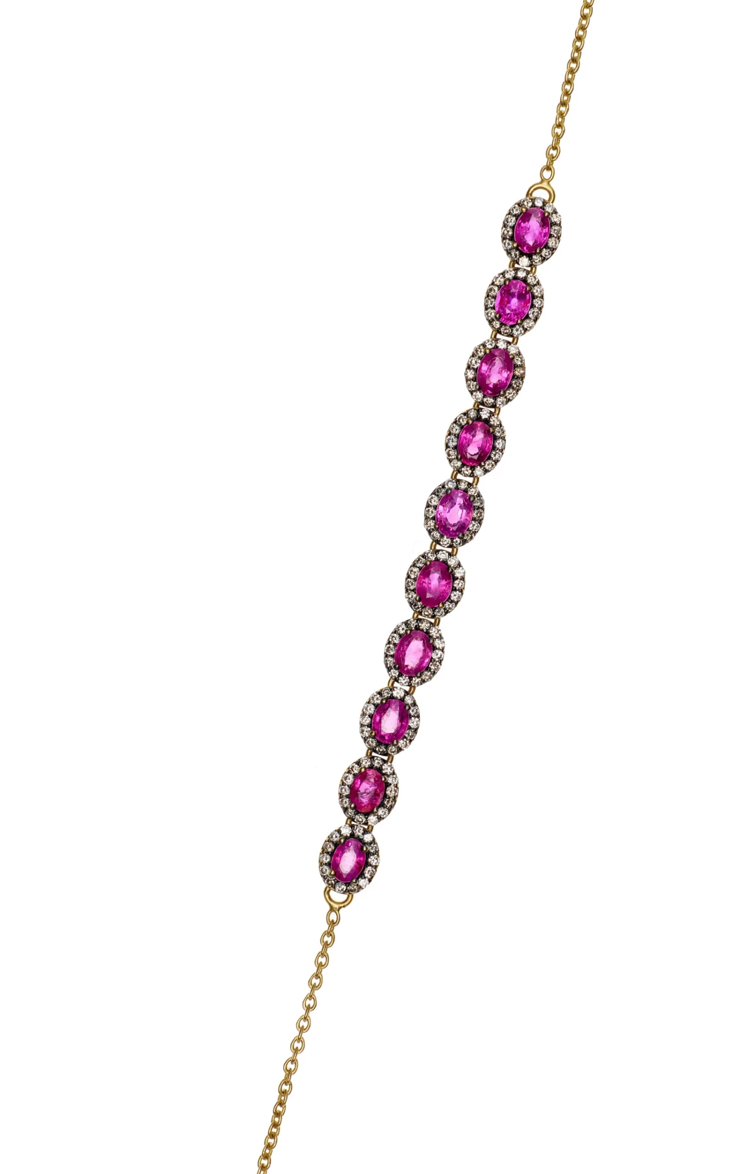 Adjustable 18K Gold Ruby Bracelet 4 Adjustable 18K Gold Ruby Bracelet - Image 2