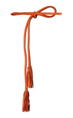 Tharaa Leather Belt -Lady Fashion Store andres otalora orange tharaa leather belt 3