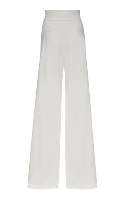Biru Wide-Leg Pants 9 Biru Wide-Leg Pants -Lady Fashion Store andres otalora white biru pants 3