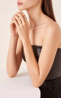 Arc 18K Gold Diamond Ring