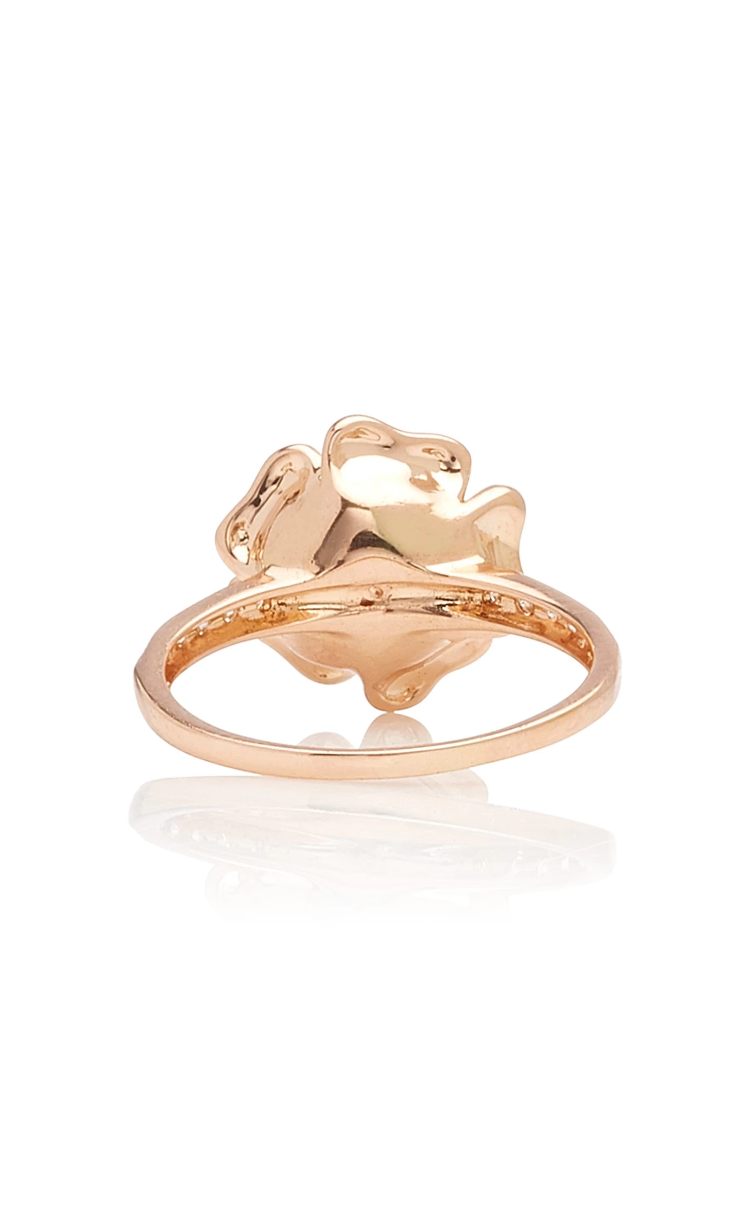 18K Rose Gold And Diamond Ring 6 18K Rose Gold And Diamond Ring - Image 4