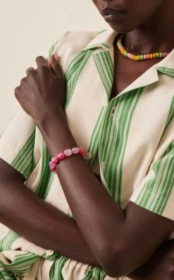 Anni Lu Pink Lake Pearl Bracelet