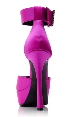 Ambrosia Silk-Satin Platform Pumps 8 Ambrosia Silk-Satin Platform Pumps -Lady Fashion Store arielle baron pink ambrosia 2