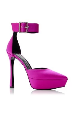 Ambrosia Silk-Satin Platform Pumps 9 Ambrosia Silk-Satin Platform Pumps -Lady Fashion Store arielle baron pink ambrosia 3