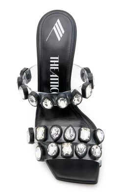 Lady Fashion Store -Lady Fashion Store attico black nanci mule 100mm 1