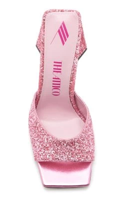 Devon Glittered Mules 9 Devon Glittered Mules -Lady Fashion Store attico pink devon mule 115mm 2