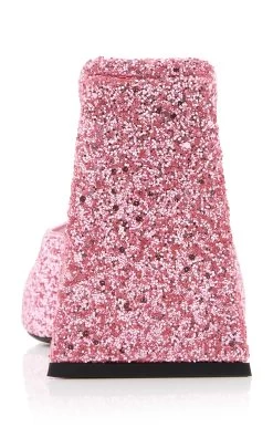 Devon Glittered Mules 10 Devon Glittered Mules -Lady Fashion Store attico pink devon mule 115mm 3