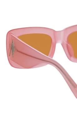 Marfa Square-Frame Acetate Sunglasses -Lady Fashion Store attico pink marfa 3