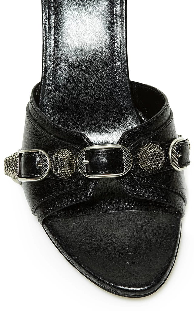 Balenciaga Cagole Studded Leather Sandals 8 Balenciaga Cagole Studded Leather Sandals - Image 6
