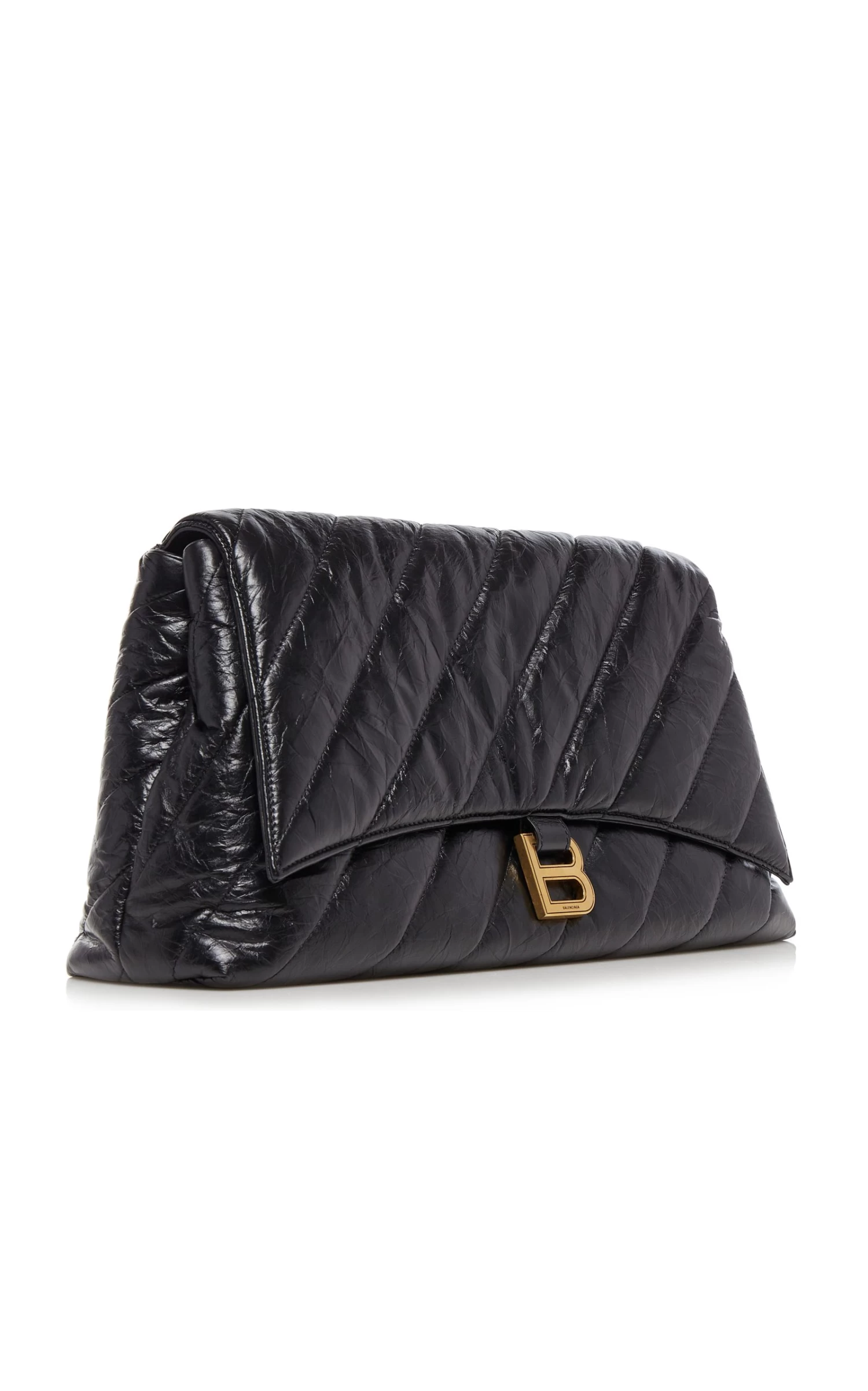 Balenciaga Crush Pochette Quilted Leather Clutch 4 Balenciaga Crush Pochette Quilted Leather Clutch - Image 2