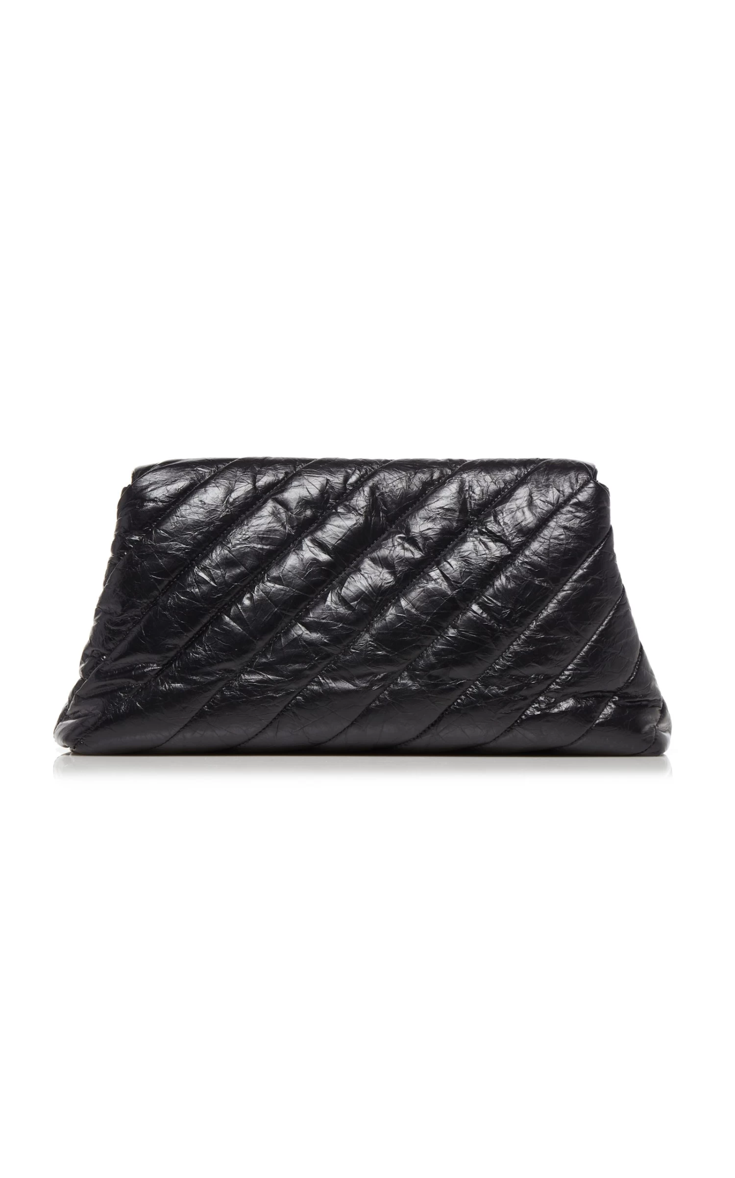 Balenciaga Crush Pochette Quilted Leather Clutch 5 Balenciaga Crush Pochette Quilted Leather Clutch - Image 3