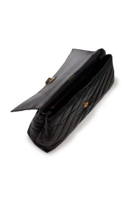 Balenciaga Crush Pochette Quilted Leather Clutch 9 Balenciaga Crush Pochette Quilted Leather Clutch -Lady Fashion Store balenciaga black crush pochette l 3