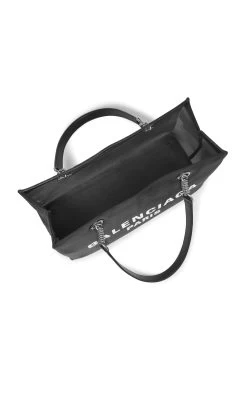 Balenciaga Duty Free Mesh Tote Bag -Lady Fashion Store balenciaga black duty free tote l 4