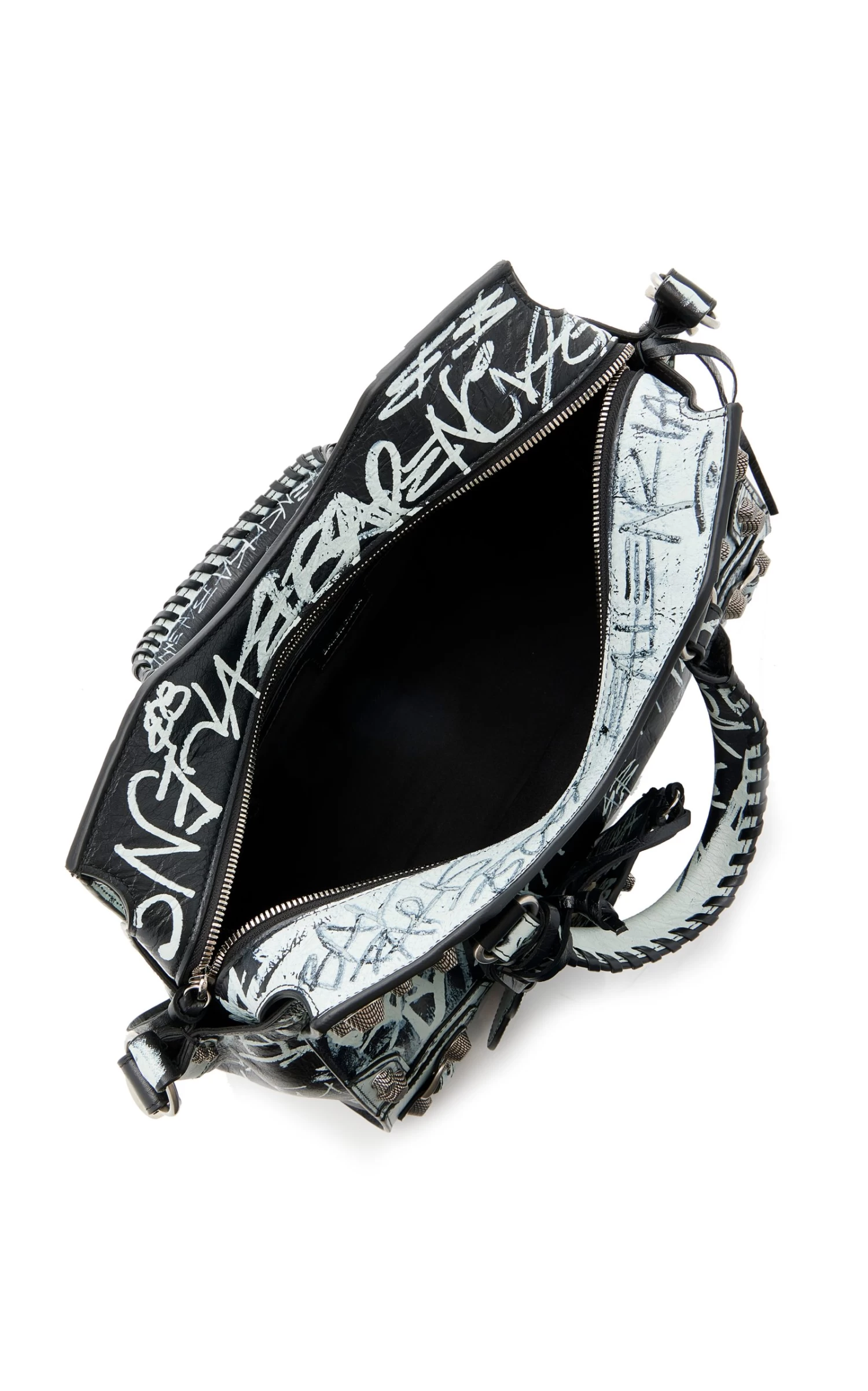 Balenciaga Neo Cagole City Graffiti-Print Leather Bag 8 Balenciaga Neo Cagole City Graffiti-Print Leather Bag - Image 6