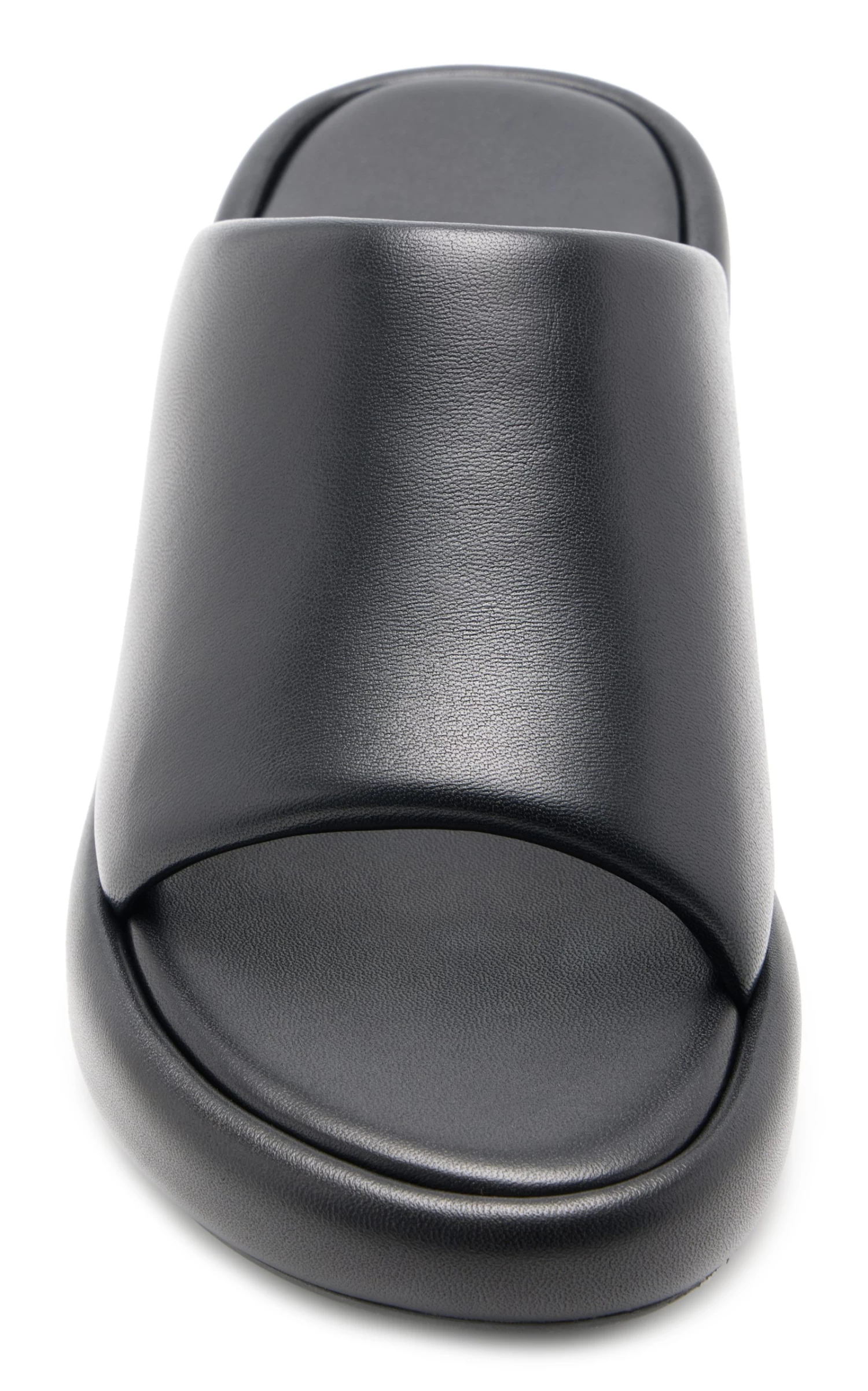 Balenciaga Rise Leather Wedge Slide Sandals 4 Balenciaga Rise Leather Wedge Slide Sandals - Image 2