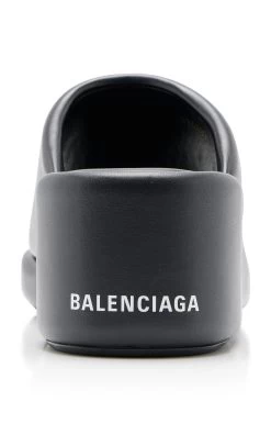 Balenciaga Rise Leather Wedge Slide Sandals 8 Balenciaga Rise Leather Wedge Slide Sandals -Lady Fashion Store balenciaga black rise wedge m50 2 2
