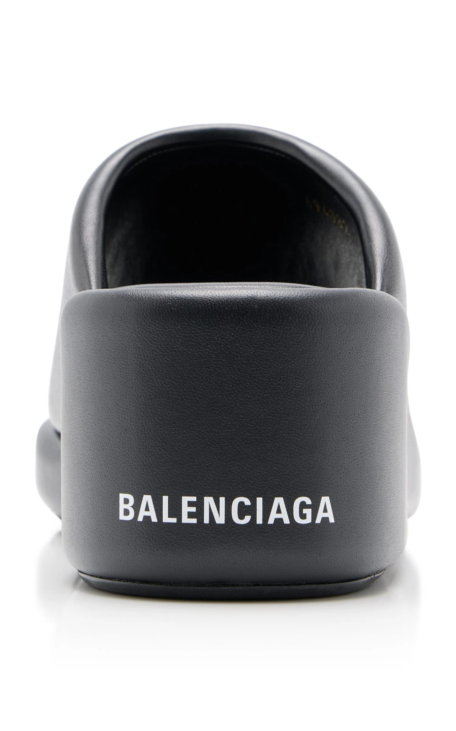 Balenciaga Rise Leather Wedge Slide Sandals 5 Balenciaga Rise Leather Wedge Slide Sandals - Image 3