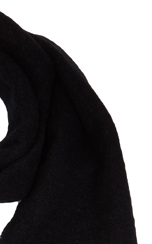 Balenciaga Fringed Boucle Wool Scarf 5 Balenciaga Fringed Boucle Wool Scarf - Image 3