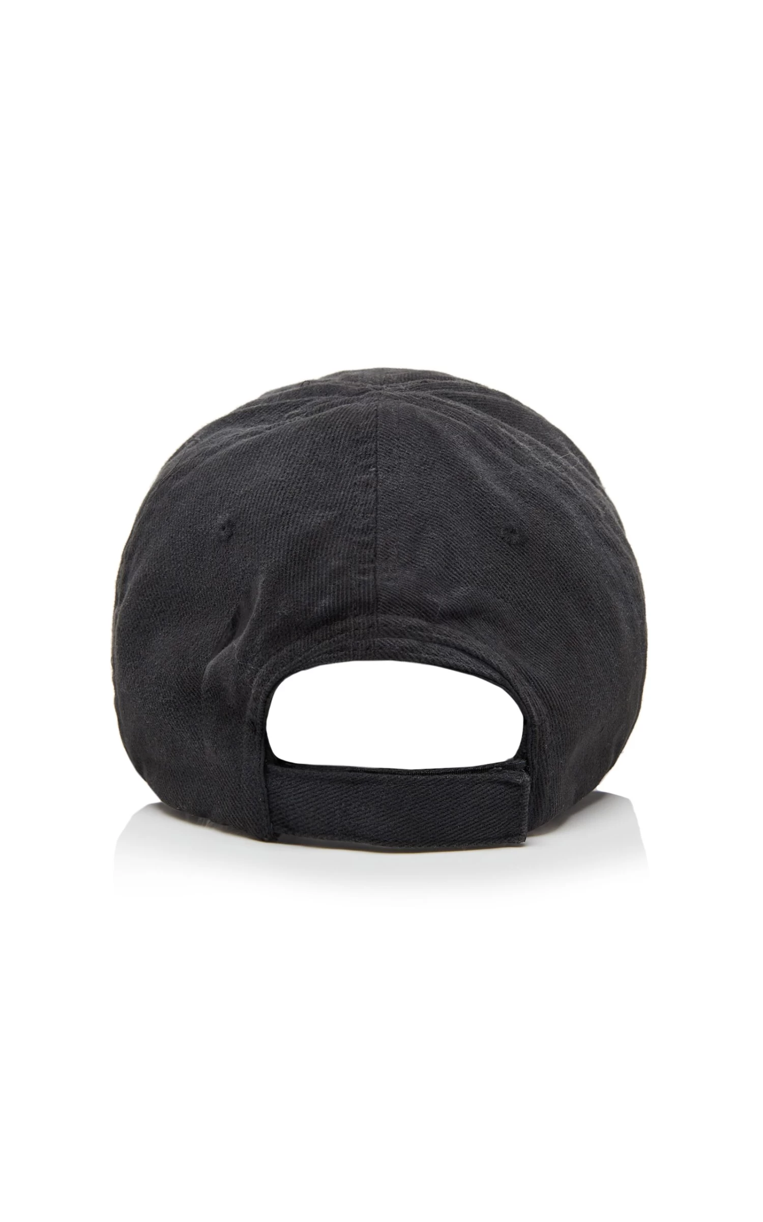 Balenciaga Political Embroidered Distressed Denim Cap 5 Balenciaga Political Embroidered Distressed Denim Cap - Image 3