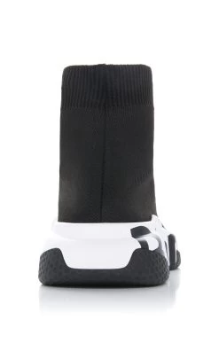 Balenciaga Speed Graffiti Sneakers -Lady Fashion Store balenciaga black white stretch knit high top sneakers 3 2