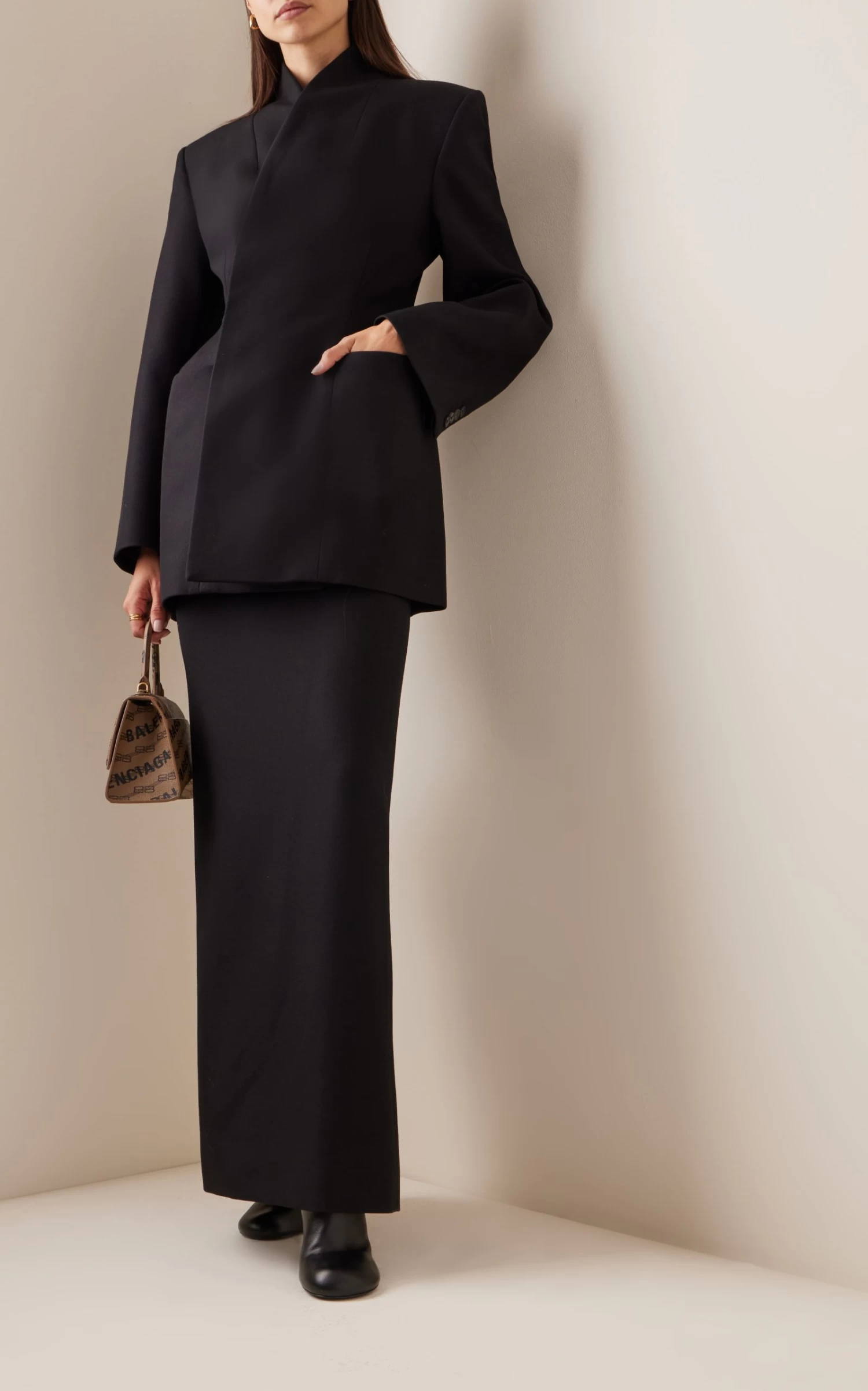 Balenciaga Wool Maxi Tube Skirt 4 Balenciaga Wool Maxi Tube Skirt - Image 2