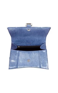 Balenciaga Hourglass S Printed Leather Top Handle Bag 12 Balenciaga Hourglass S Printed Leather Top Handle Bag -Lady Fashion Store balenciaga blue hourglass top hand s 4