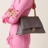 Balenciaga Crushed Leather Chain Bag -Lady Fashion Store balenciaga grey crush chain bag m q