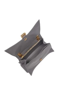 Balenciaga Crushed Leather Chain Bag -Lady Fashion Store balenciaga grey crush chain bag m q 5