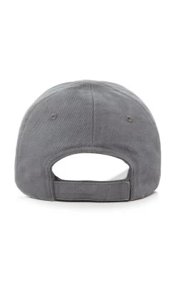 Balenciaga Logo-Embroidered Distressed Cotton Baseball Cap 7 Balenciaga Logo-Embroidered Distressed Cotton Baseball Cap -Lady Fashion Store balenciaga grey hat political campaign 2