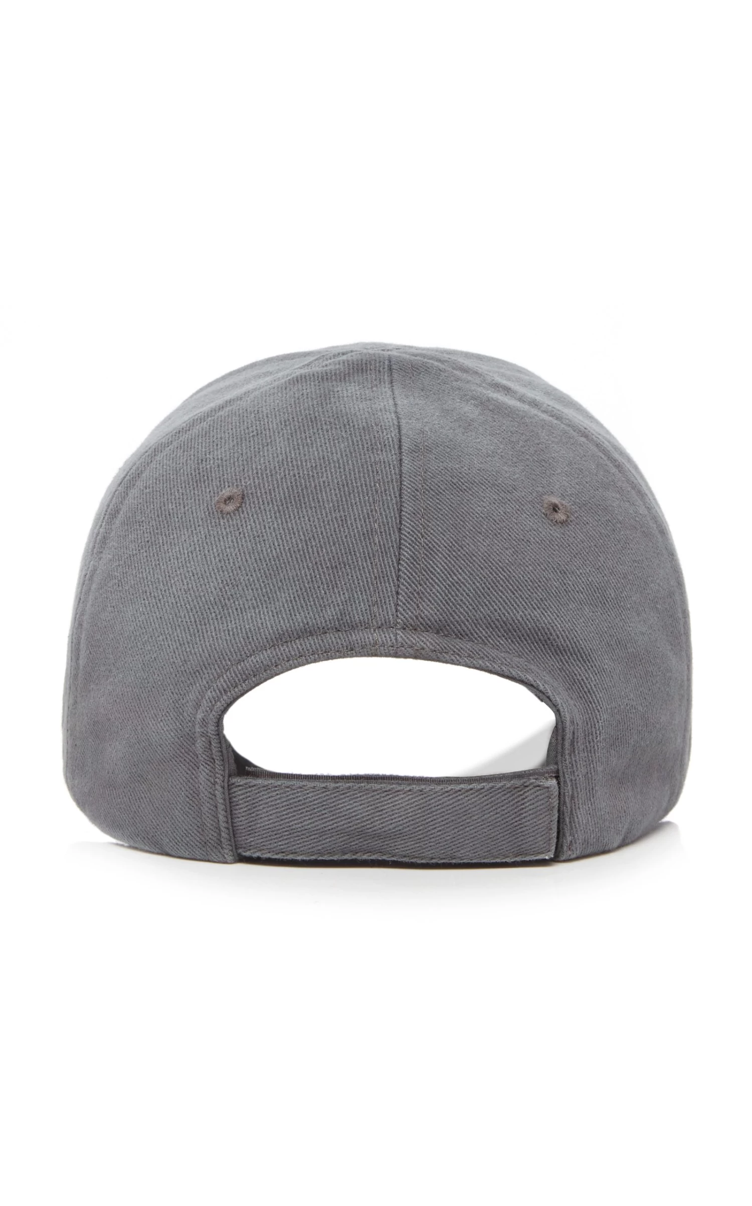 Balenciaga Logo-Embroidered Distressed Cotton Baseball Cap 5 Balenciaga Logo-Embroidered Distressed Cotton Baseball Cap - Image 3