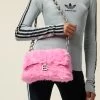 Balenciaga Downtown XS Faux Fur Shoulder Bag -Lady Fashion Store balenciaga pink downt w ch sh b xs