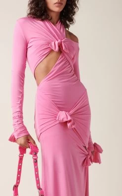Balenciaga Knotted Cutout Gown