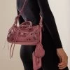 Balenciaga Le Cagole Leather Mini Duffle Bag -Lady Fashion Store balenciaga pink le cagole mini duf