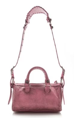 Balenciaga Le Cagole Leather Mini Duffle Bag 8 Balenciaga Le Cagole Leather Mini Duffle Bag -Lady Fashion Store balenciaga pink le cagole mini duf 2