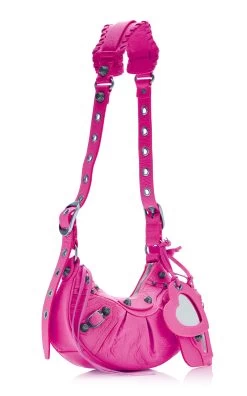 Balenciaga Le Cagole XS Leather Shoulder Bag 7 Balenciaga Le Cagole XS Leather Shoulder Bag -Lady Fashion Store balenciaga pink le cagole sho bag xs 1