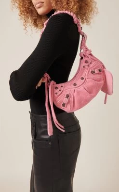 Balenciaga Le Cagole XS Monogram Sponge Shoulder Bag