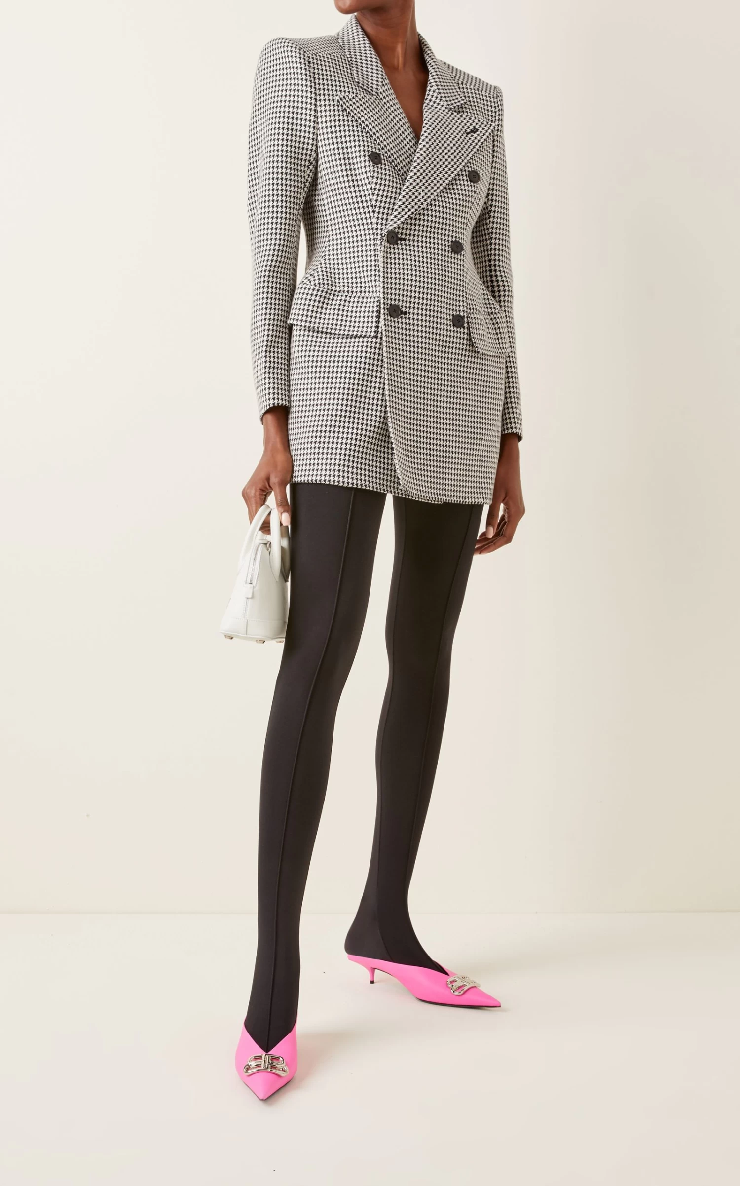 Balenciaga Square Knife BB Leather Mules 3 Balenciaga Square Knife BB Leather Mules