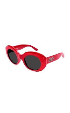 Balenciaga Rive Gauche Oversized Round-Frame Acetate Sunglasses 7 Balenciaga Rive Gauche Oversized Round-Frame Acetate Sunglasses -Lady Fashion Store balenciaga red round oval panthos 2