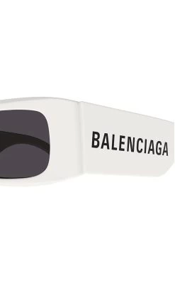 Balenciaga Max Narrow Square-Frame Acetate Sunglasses 7 Balenciaga Max Narrow Square-Frame Acetate Sunglasses -Lady Fashion Store balenciaga white bb0260s 2