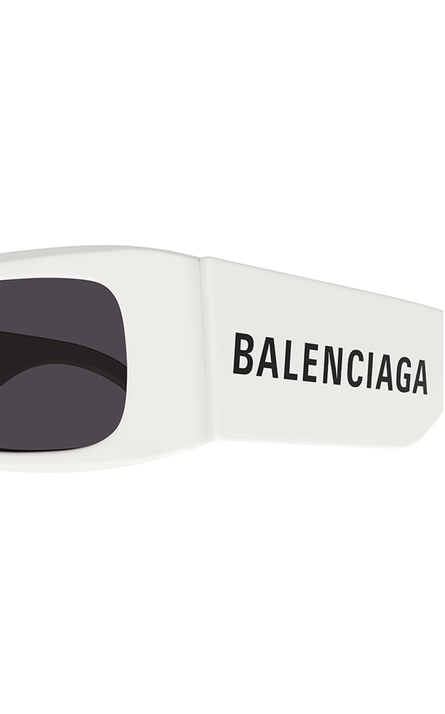 Balenciaga Max Narrow Square-Frame Acetate Sunglasses 5 Balenciaga Max Narrow Square-Frame Acetate Sunglasses - Image 3