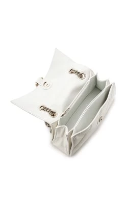 Balenciaga Crush Quilted Leather Shoulder Bag -Lady Fashion Store balenciaga white crush chain bag s q 3