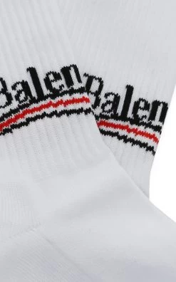 Balenciaga Intarsia Cotton-Blend Socks 13 Balenciaga Intarsia Cotton-Blend Socks -Lady Fashion Store balenciaga white intarsia cotton blend socks 5
