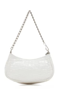 Balenciaga Le Cagole Mini Croc-Effect Leather Shoulder Bag 11 Balenciaga Le Cagole Mini Croc-Effect Leather Shoulder Bag -Lady Fashion Store balenciaga white le cagole mini w ch 3