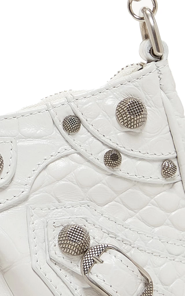 Balenciaga Le Cagole Mini Croc-Effect Leather Shoulder Bag 8 Balenciaga Le Cagole Mini Croc-Effect Leather Shoulder Bag - Image 6