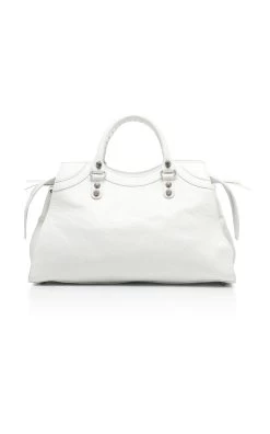 Balenciaga Neo Cagole City Leather Top Handle Bag 12 Balenciaga Neo Cagole City Leather Top Handle Bag -Lady Fashion Store balenciaga white neo cagole city 4