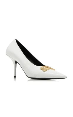 Balenciaga Knife Leather Pumps 7 Balenciaga Knife Leather Pumps -Lady Fashion Store balenciaga white sqr knf bb pump m80 2 2