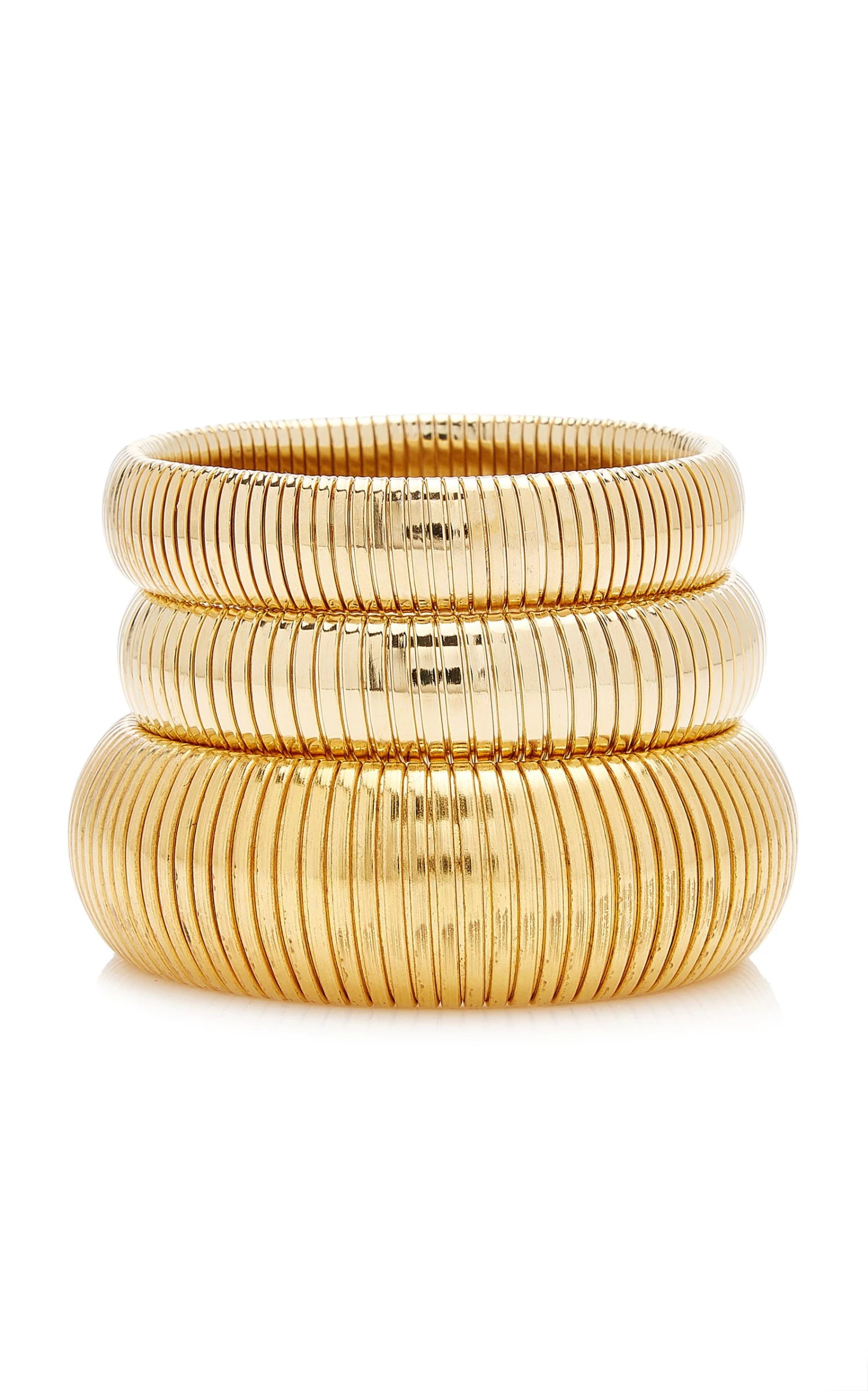 Exclusive Cobra 24K Gold-Plated Bracelet Set 6 Exclusive Cobra 24K Gold-Plated Bracelet Set - Image 4
