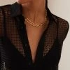 24K Gold-Plated Necklace 1 24K Gold-Plated Necklace -Lady Fashion Store ben amun gold long gold necklace with toggle