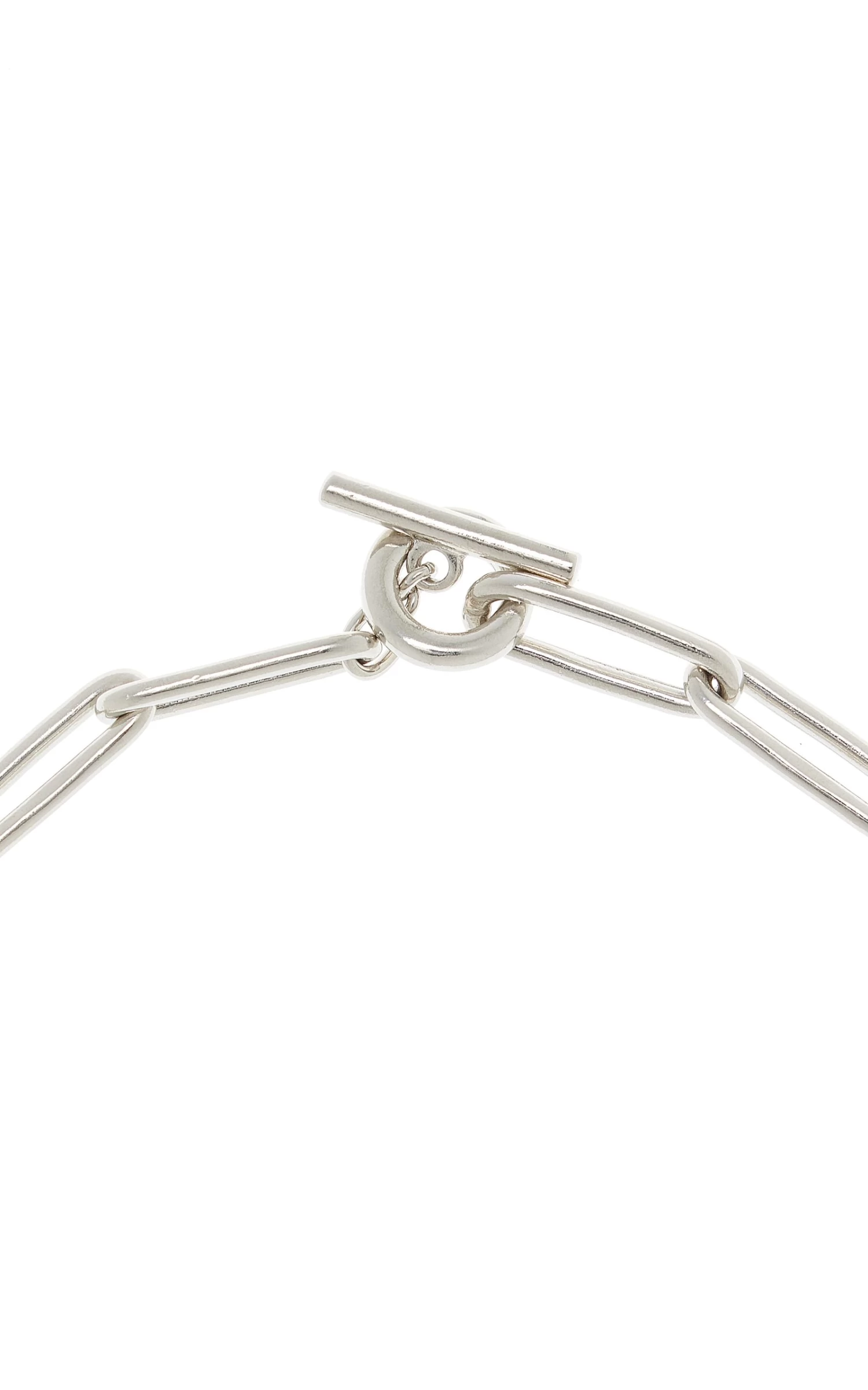 Silver-Tone Chain Necklace 4 Silver-Tone Chain Necklace - Image 2