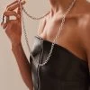 Silver-Tone Necklace -Lady Fashion Store ben amun silver silver long necklace with toggle